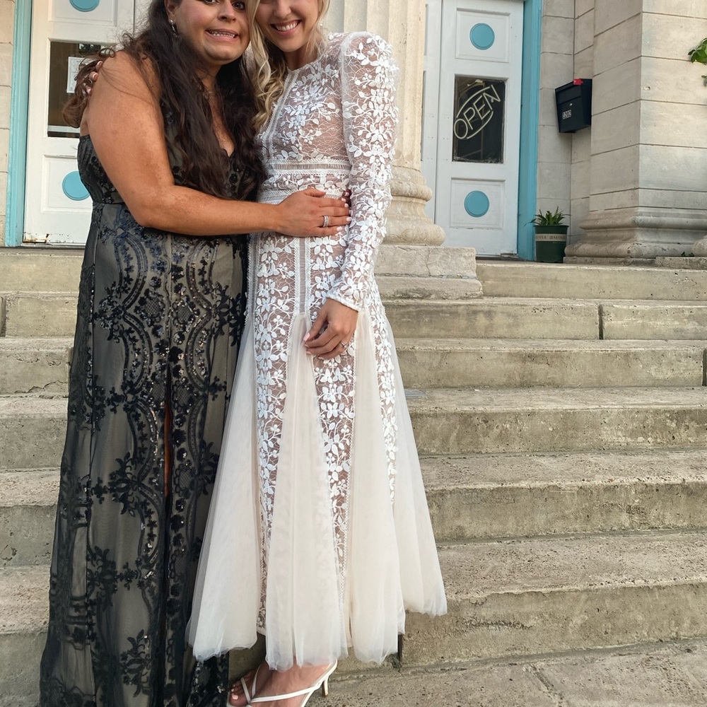 Megan Bridal Midi Dress